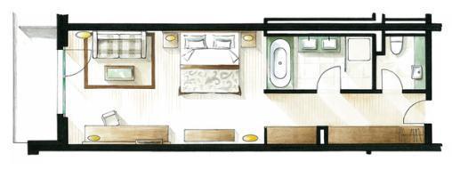 Hotel Le Petit Cervin Zermatt Zewnętrze zdjęcie Floorplan of a typical static
